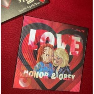 🔴Chucky x Glamlite Blush Duo Kit, 2 Colors Red and Pink! with Mirror.